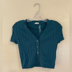 NWOT Free People Intimately Cassie cropped cardigan sz XS